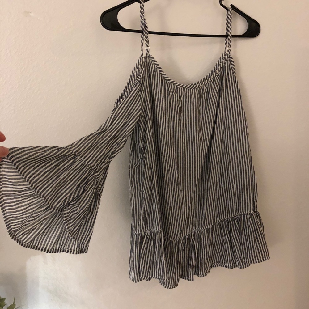 Striped Tank with sleeves